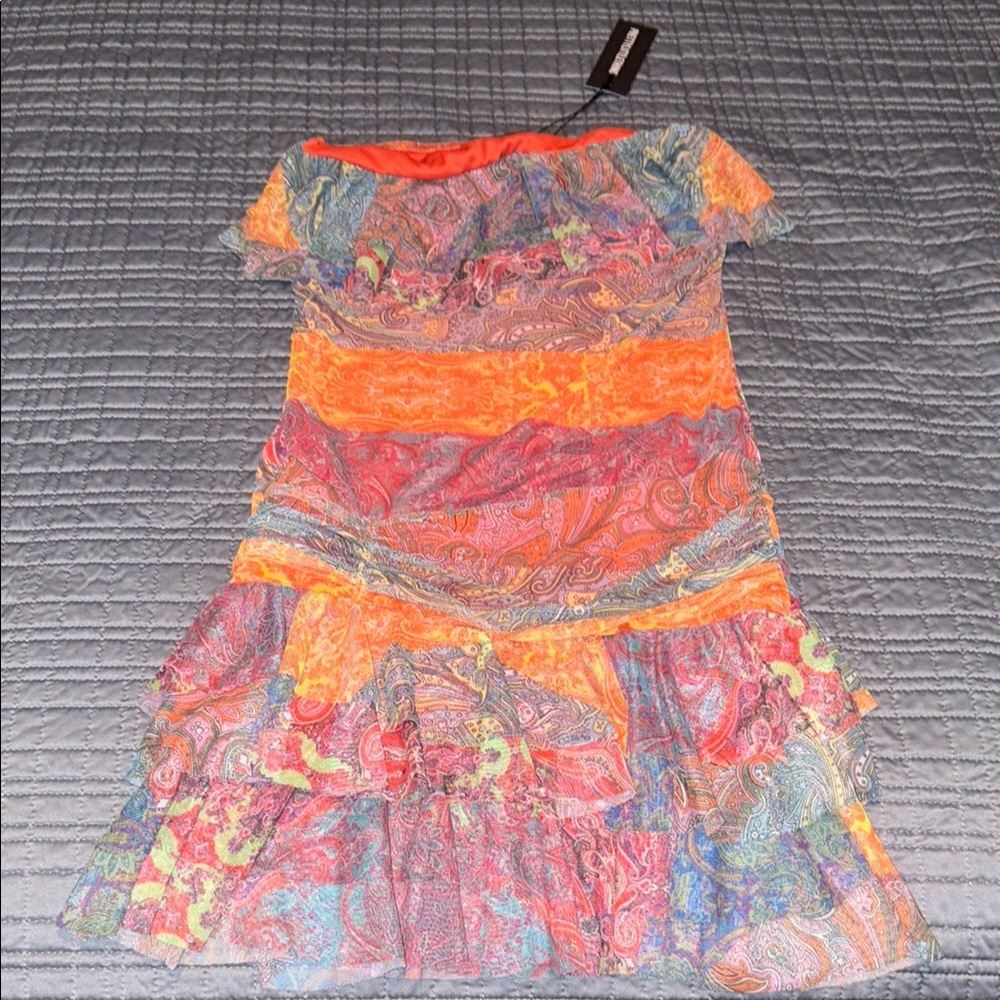 PrettyLittleThing Paisley mini dress